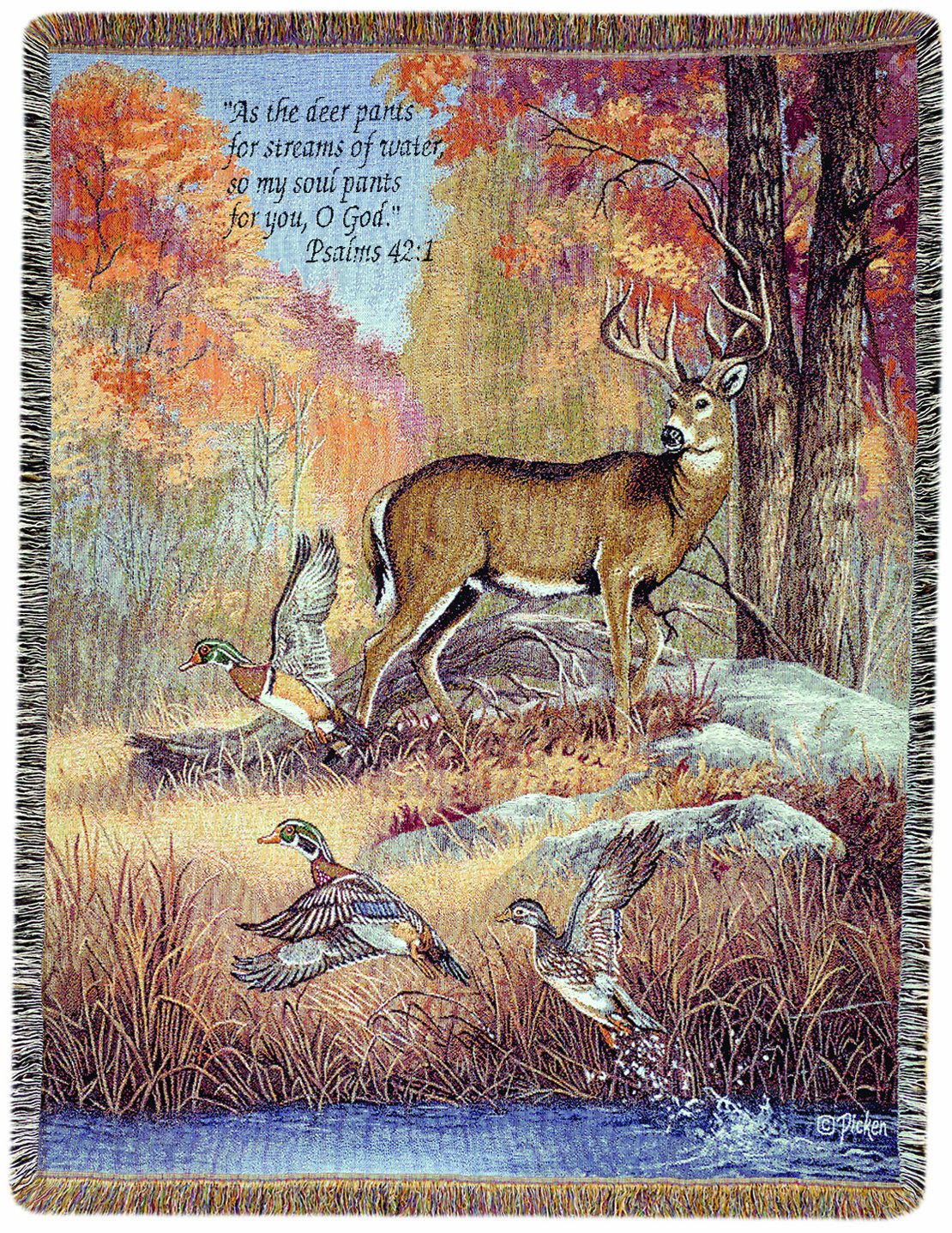 Amazon.com: Manual Inspirational Collection 50 x 60-Inch Tapestry